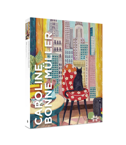 Puzzle: Black Cat in New York Window by Caroline Bonne Müller