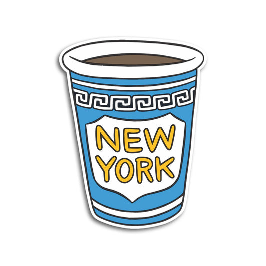 Sticker: NY Coffee Cup