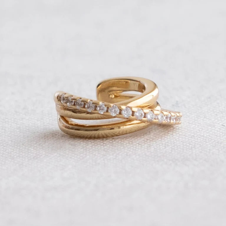 Ear Cuff: Gold Triple