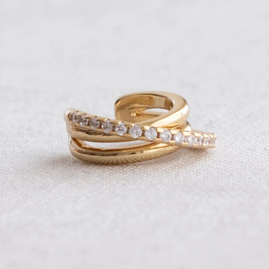 Ear Cuff: Gold Triple