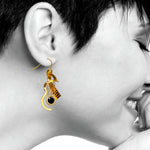 Earrings: Cubist Guitar