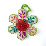 Ornaments: Felted Snowflakes