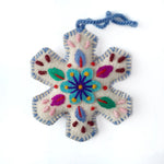 Ornaments: Felted Snowflakes