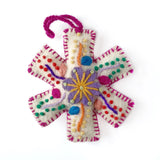 Ornaments: Felted Snowflakes