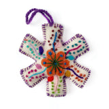 Ornaments: Felted Snowflakes