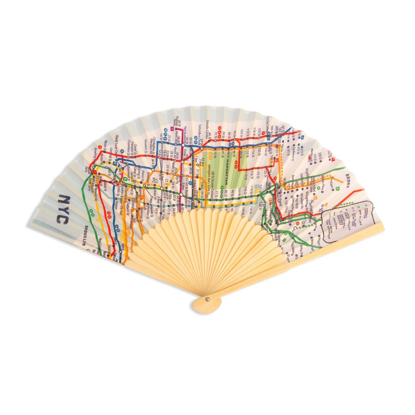 NYC Transit Map Fan