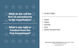 Knowledge Cards: Can You Pass the Citizenship Test