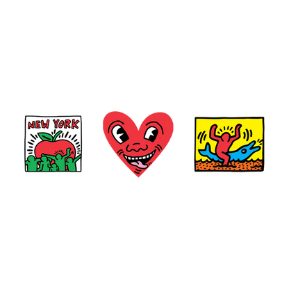 Paquete de pegatinas de Nueva York de Haring