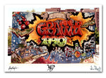 Graffiti Mural by Lee Quinones, Photo by Henry Chalfant