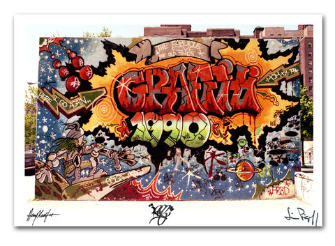Graffiti Mural by Lee Quinones, Photo by Henry Chalfant