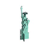 Maqueta 3D de madera de la icónica ciudad de Nueva York