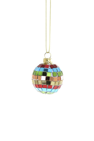 Ornament: Tiny Disco Ball, Rainbow