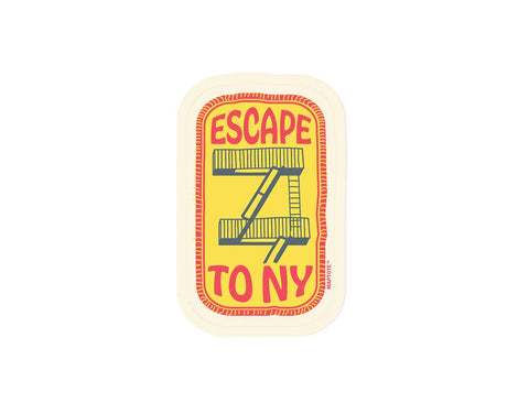 Sticker: New York City Fire Excape