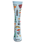 New York City Bamboo Blend Crew Socks