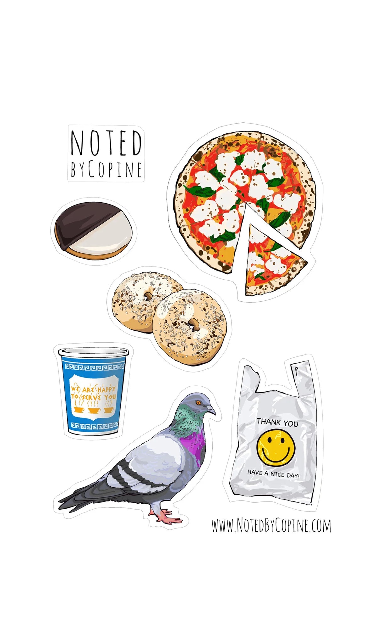 New York Sticker Sheet