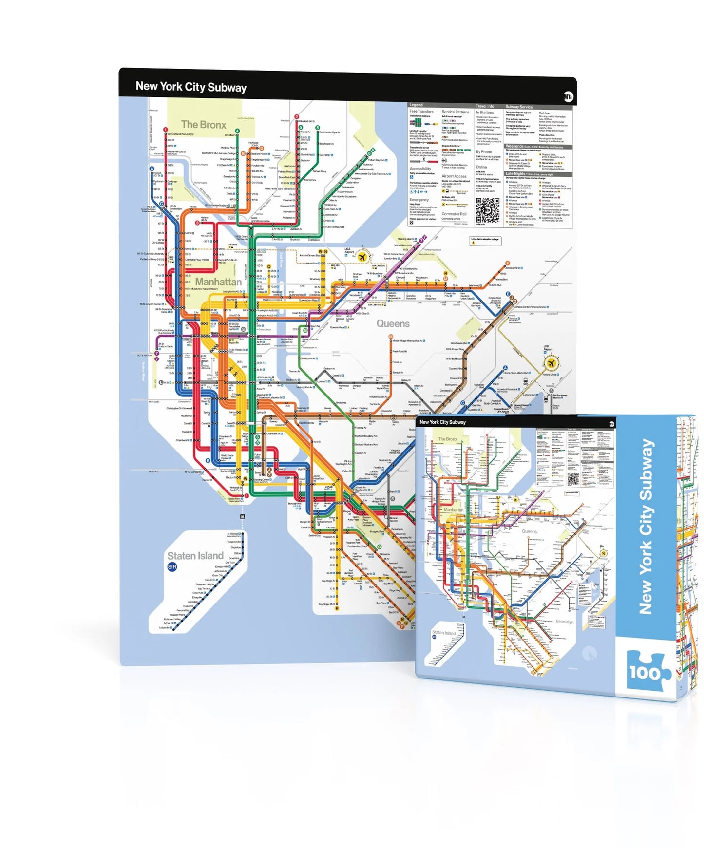 New York City Subway map puzzle