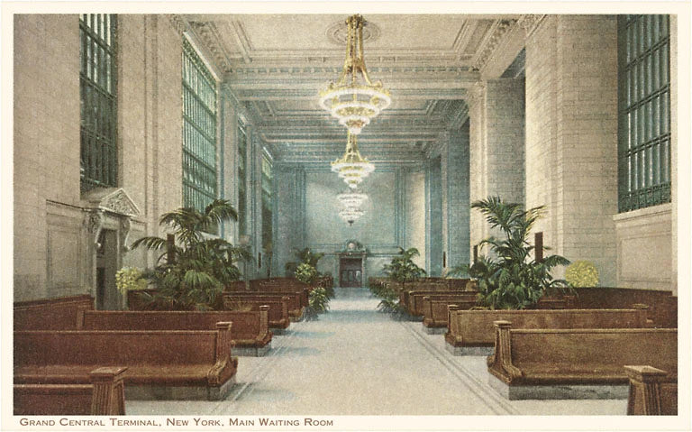 Print: Waiting Room Grand Central Station, New York City