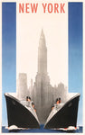 Print: Vintage New York Travel Poster