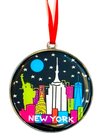 Ornament: NYC Skyline at Night
