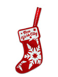 Ornament: Felt New York City Christmas Stocking