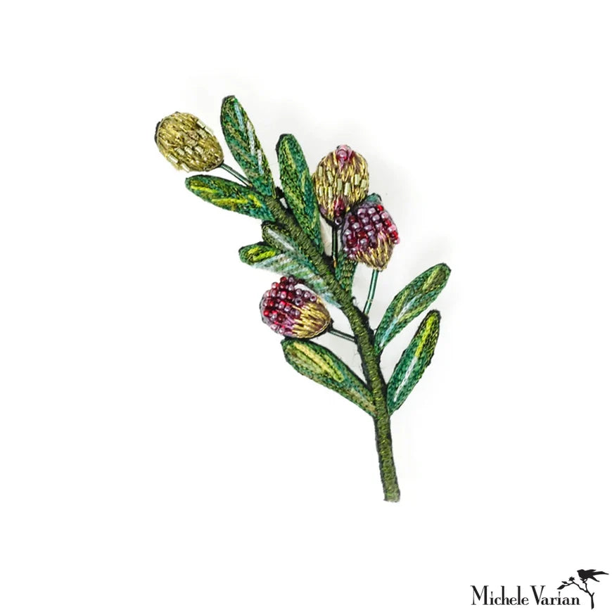 Olive Branch Brooch
