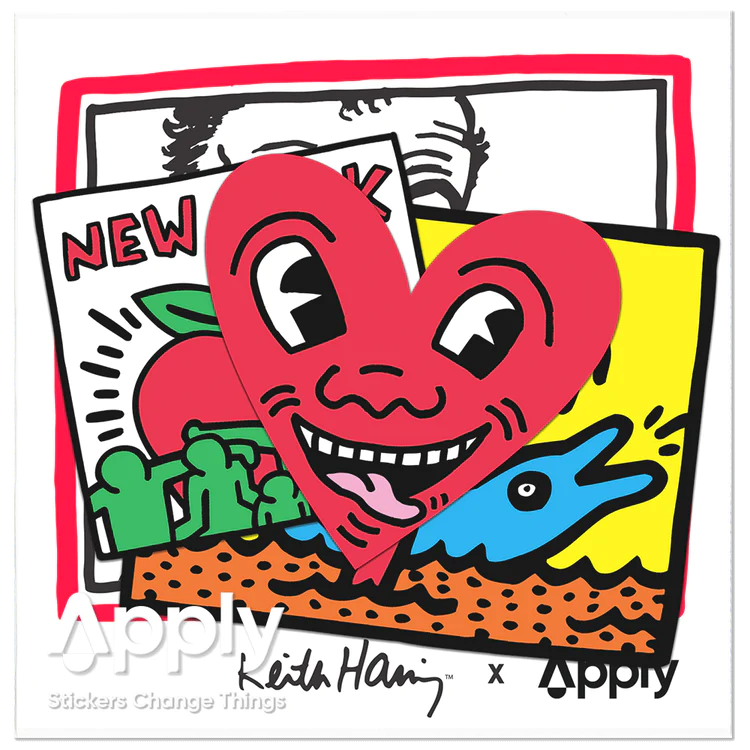 Paquete de pegatinas de Nueva York de Haring