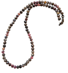 Necklace Sapphires and Rubies: Faceted 8mm Rondelles