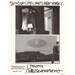 Vintage Original Robert Rauschenberg Exhibition Poster: In + Out City Limits: NYC