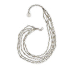 Pewter Multi-chain Necklace