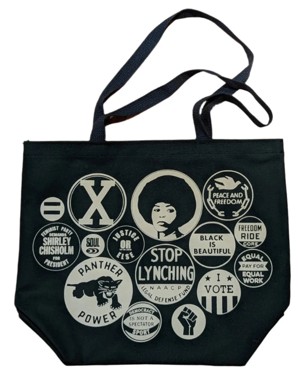 Bolso de mano con botón de Shirley Chisholm