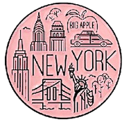 Imán: Iconos de Nueva York, Esmalte