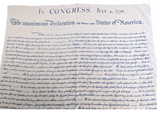 Bufanda de la Declaración de Independencia