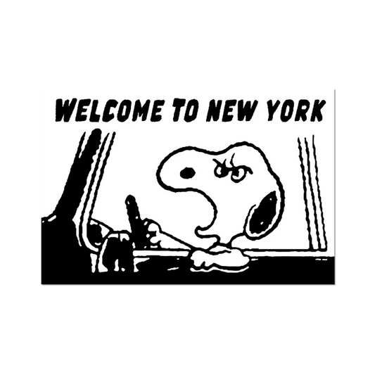 Bienvenido a Nueva York Adhesivo