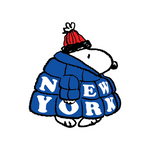 Snoopy NY Puffer Coat Sticker