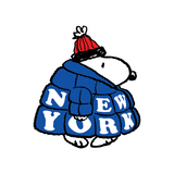 Snoopy NY Puffer Coat Sticker