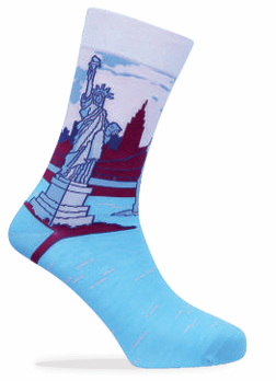 Socks: Bamboo, Lady Liberty
