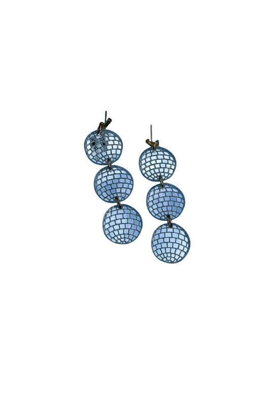 Earrings: Disco Mirror Balls