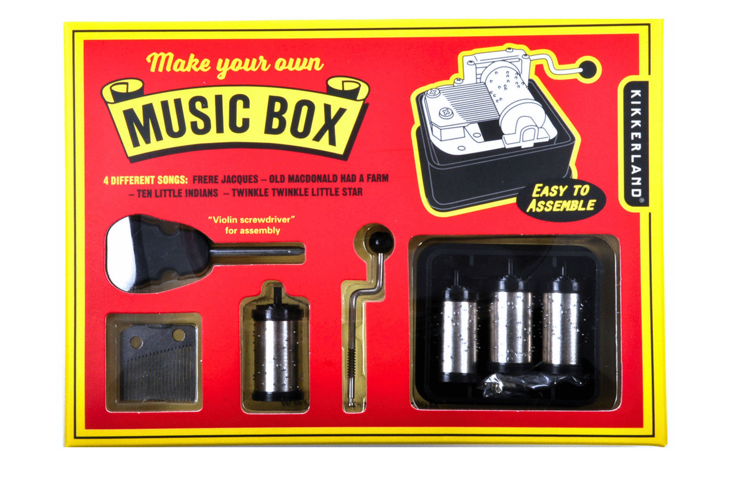 Kit para montar tu propia caja de música