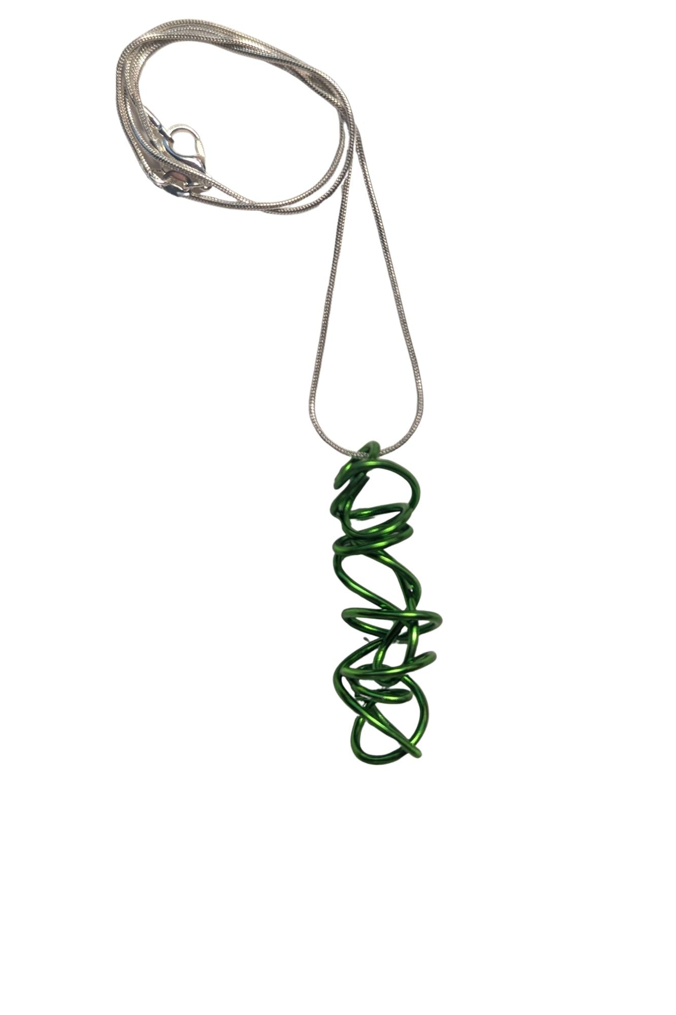 Necklace: Nest Pendant by Rina Young, Green