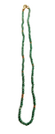 Necklace Chrysoprase 3mm Faceted Rondelles, 14k Gold Filled Beads