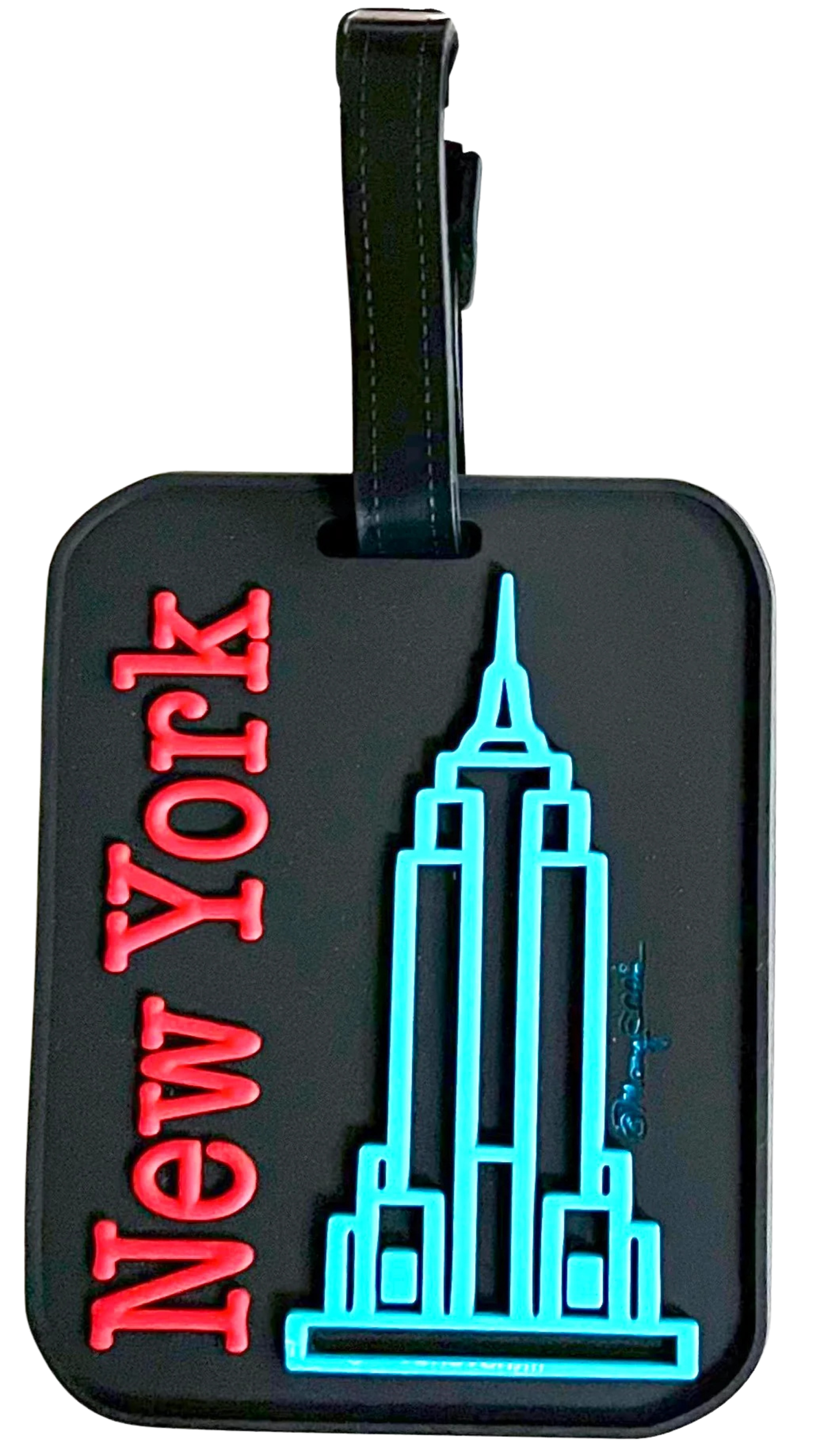 Luggage Tag: 3D Empire State Building