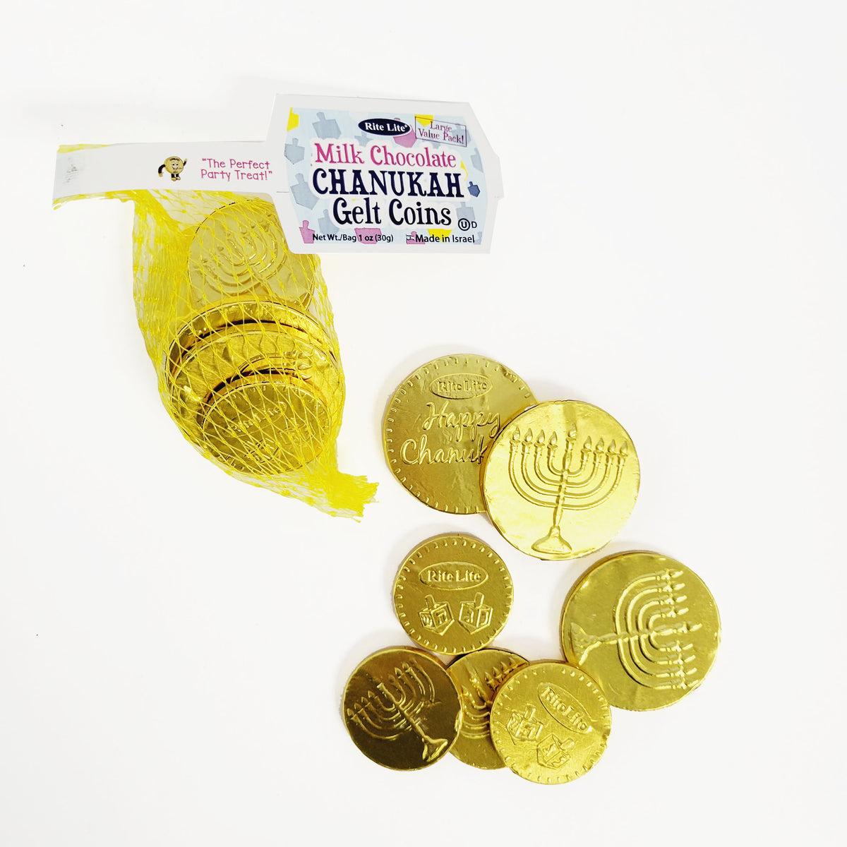 Chanukah Gelt Milk Chocolate Coins