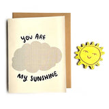 Card: You Are My Sunshine with Magnet