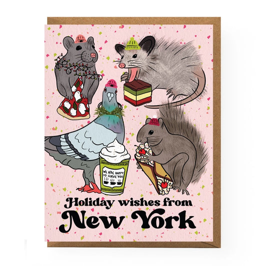 Tarjetas de felicitación en caja: Animales de NYC