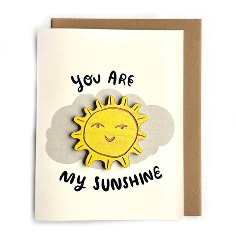 Card: You Are My Sunshine with Magnet