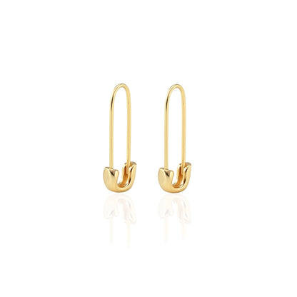 Pendientes: Aros de imperdible