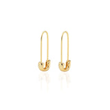 Earrings: Safety Pin Hoops