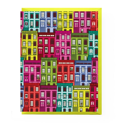 Card: Brownstone Pattern