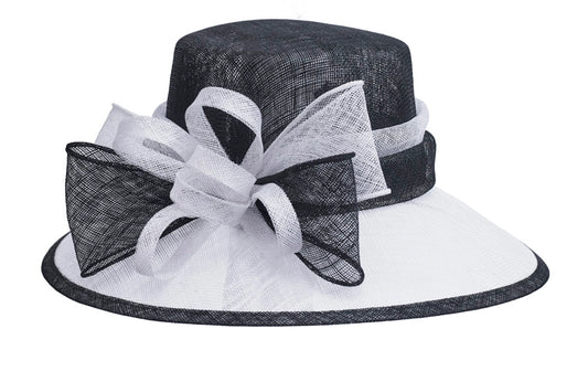 Sombrero: Sinamay bicolor