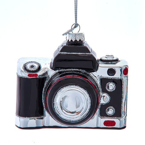 Ornament: Glass Camera